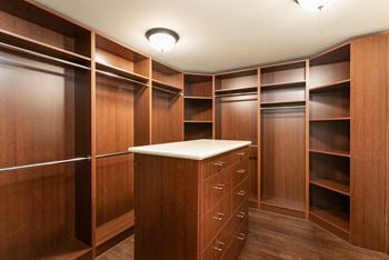 Walk-in closets*